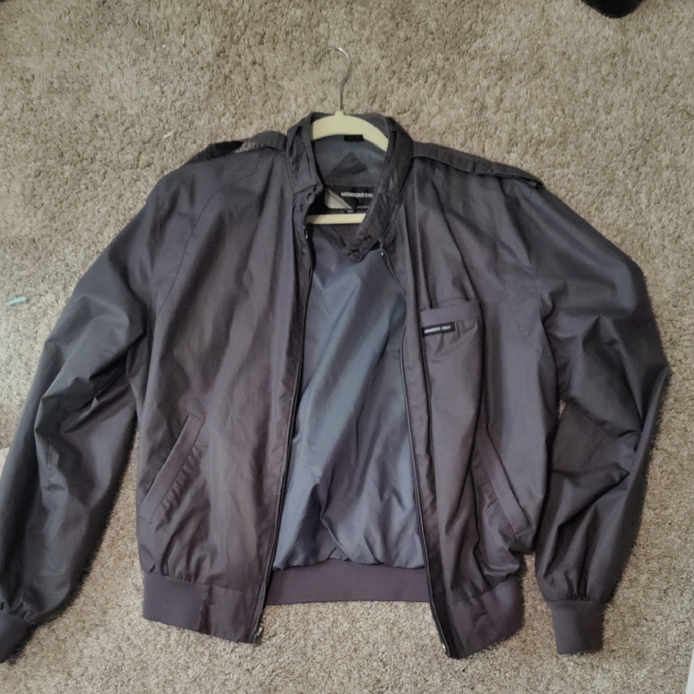 Men's Gray Bomber Jacket